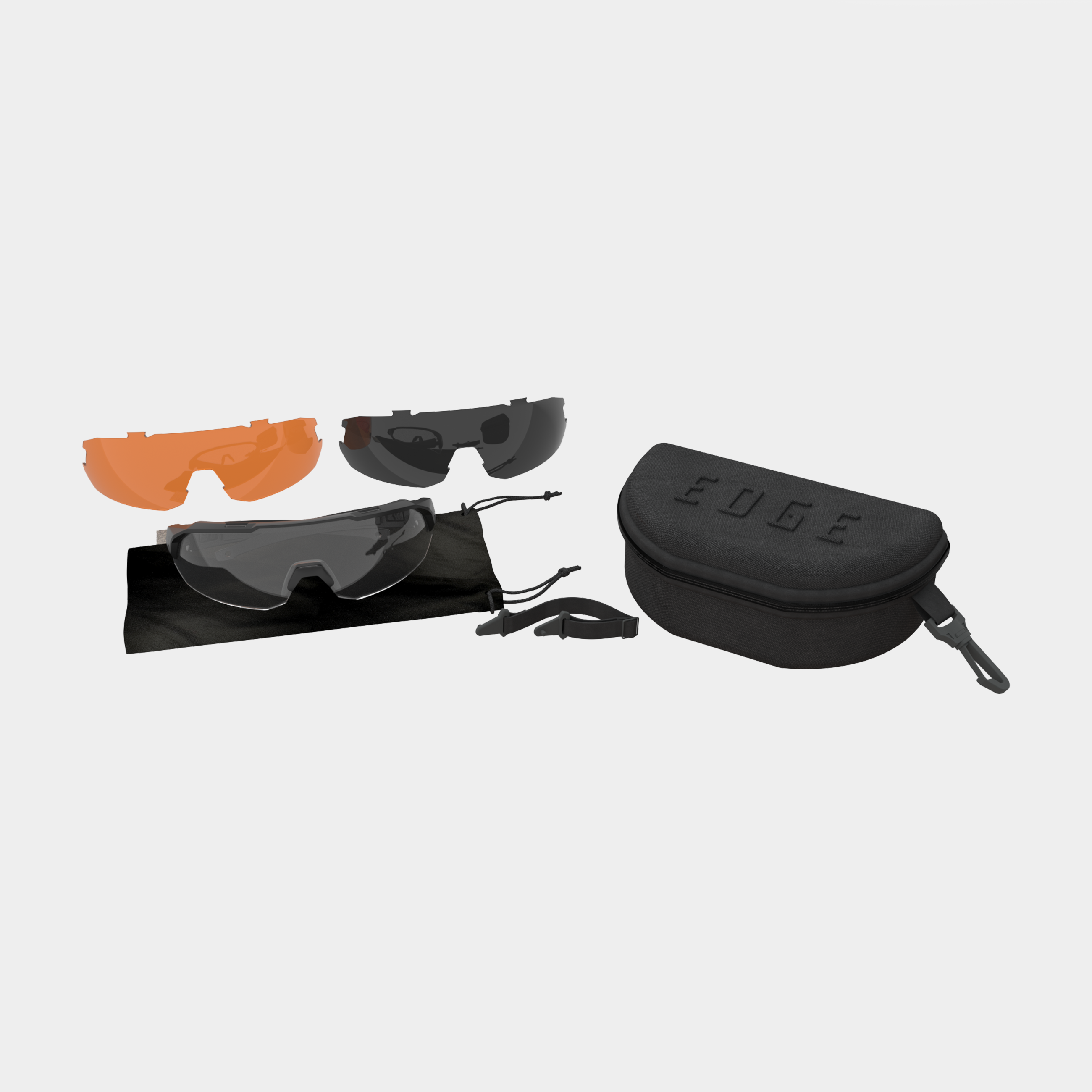 Tactical glasses ARC LIGHT x3 KIT LENS